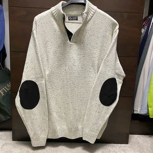 Sweater black and cream